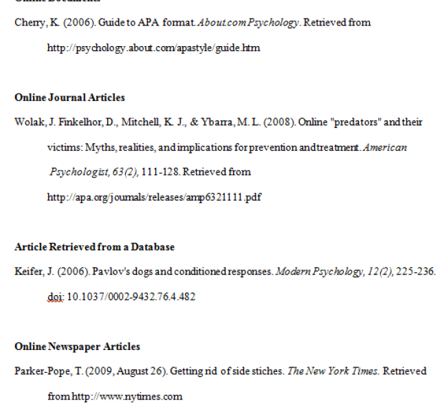 Apa Format Guidelines Reference Page – Yoiki Guide